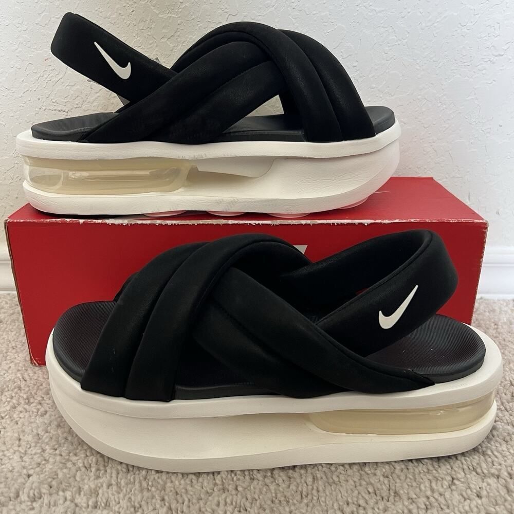 Nike Air Max Isla Women Sandal Black Sail FJ5929-002 Women's Size 9 New